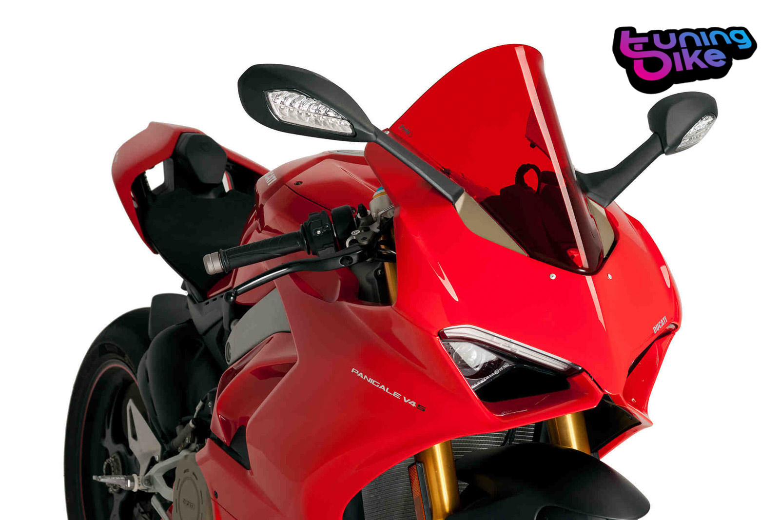 PUIG SCREEN R-RACER DUCATI PANIGALE V4 18-19 RED