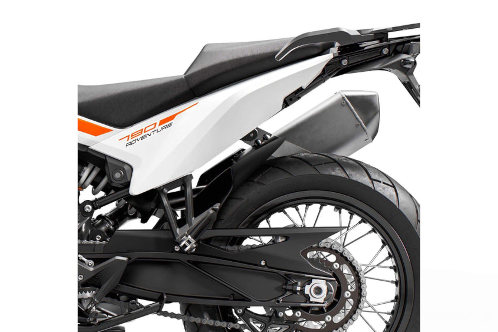 PUIG ESTENSIONE PARAFANGO POSTERIORE KTM 890 ADVENTURE 2020 NERO OPACO